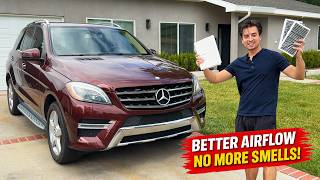 How to Replace Cabin Air Filter on Mercedes ML / GL / GLE / GLS (W166, X166) | Easy DIY Tutorial