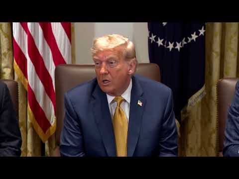 YouTube video thumbnail: Trump Says August 1 Tariff Deadline won't Change