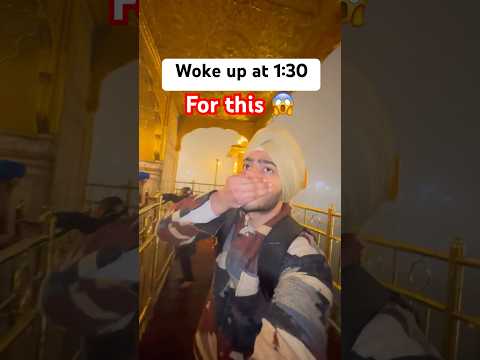 Aj Raat ke 1:30 vje kyu jaagna pda 😱 | mini vlog | Amritsar golden temple #shorts #minivlog
