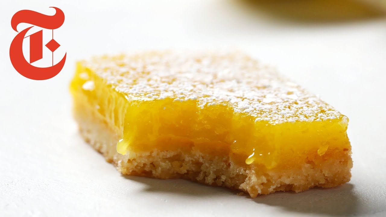Lemon Bars With Olive Oil and Sea Salt
