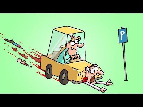 Parking Like a Pro Avoid This ONE Mistake | Animated Memes | Hilarious Animated Compilations