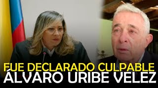 CONFIRMADO: URIBE ES DECLARADO CULPABLE POR SOBORNO EN ACTUACIÓN PENAL