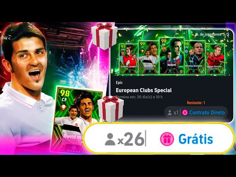 Chegou ÉPICOS GRÁTIS! Qual o MELHOR JOGADOR no eFootball 25