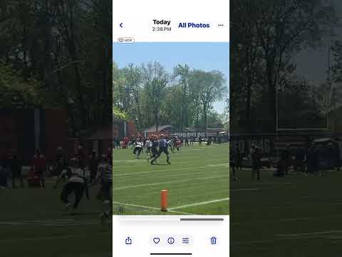 Sheduer Throws A PHENOMENAL BALL FOR A TD #clevelandbrowns