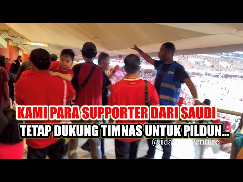 INDONESIA VS AUSTRALIA HARI INI KITA DUKUNG DARI ARAB SAUDI SUPPORT TIMNAS MESKI BANYAK TUGAS