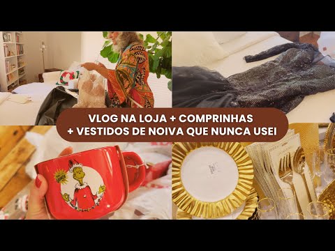 COMPRINHAS + VOLTEI A FAZER MAIS UMA COISA QUE EU AMO + MOSTREI OS MEUS VESTIDOS DE NOIVA!