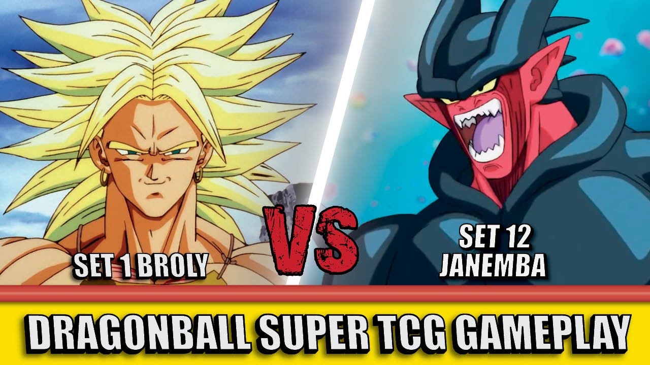 Set 1 Broly (G) v vs Set 12 Janemba  (U) | Vicious Rejuvenation | DBS TCG