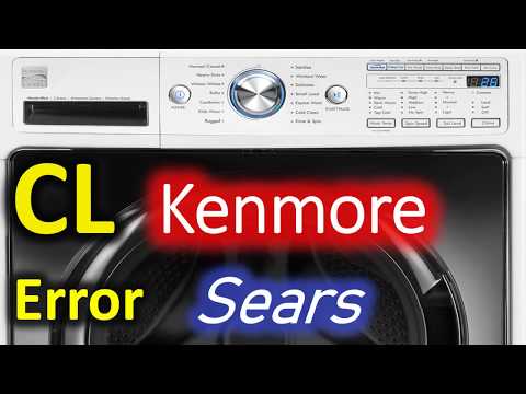 Kenmore Elite Front Load Washer Sru Cll Error Code - 09/2021