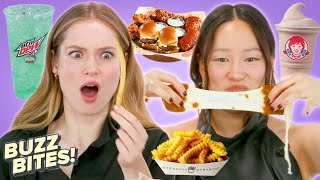 "Bridgerton" Cast Tries American Foods For The First Time | Buzz Bites
