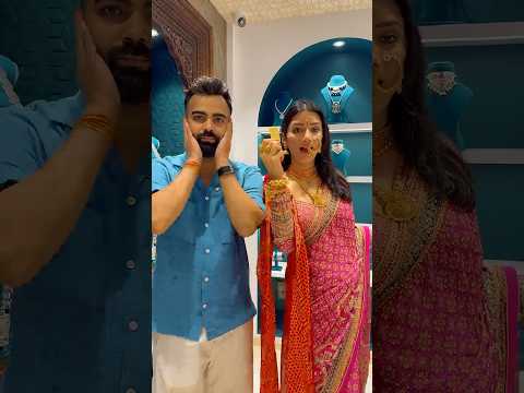 Karwa Chauth Par Liya 12 Lakh Ka Gold Biscuit 😰 #neetubisht #lakhneet #minivlog #ytshorts #trending