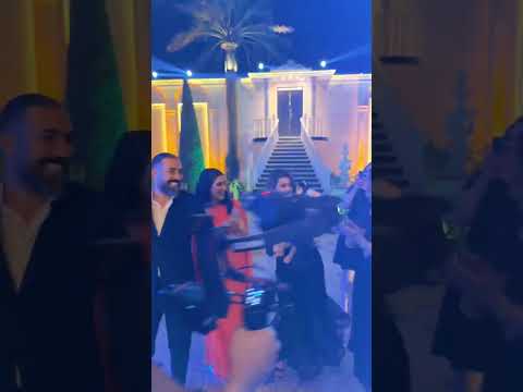 من حفل شموسه بنت الفنانه سهير صلاح والفنان حيد عبد ثامر بمناسبة دخولها اربعين يوم على ولادتها #حلوه