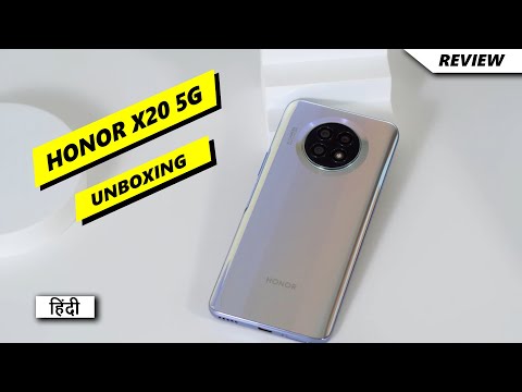 (HINDI) Honor X20 5G Unboxing in Hindi - In Depth Review - Price in India