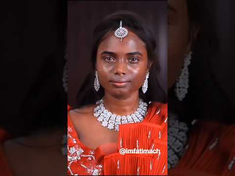 Beautiful Black Bride Transition🥰#shorts