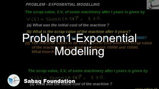 Problem1-Exponential Modelling