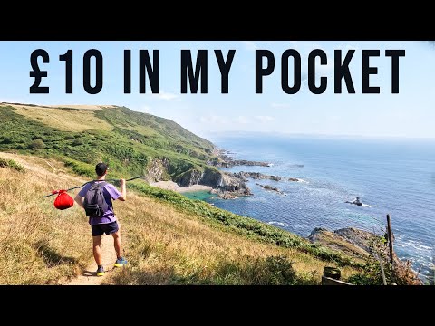 I stuffed a tenner in my pocket and walked along the coast of Cornwall...