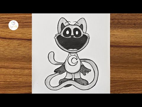 How To Draw Hostile CatNap || Poppy Playtime Sketch Tutorial || Easy drawing ideas for beginners