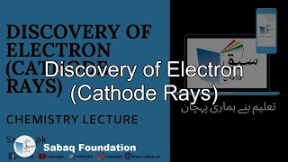 Discovery of Electron(Cathode rays)