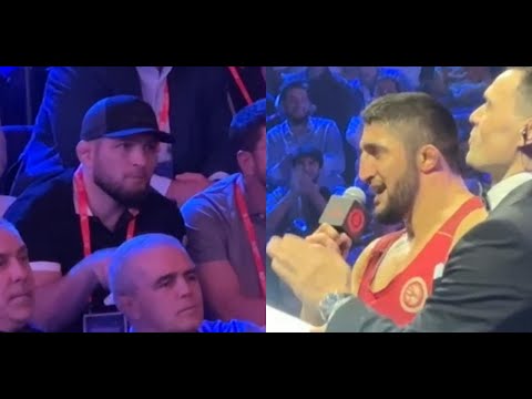 ХАБИБ смотрит на победу САДУЛАЕВА / «Без меня ЧМ не интересен!»