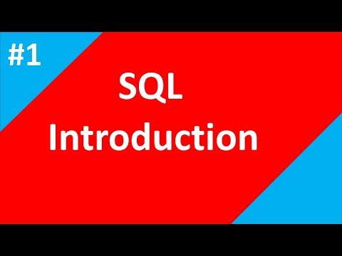 Introduction to SQL | Part 1 | SQL tutorial for...