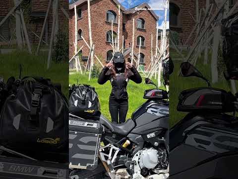 When the Intro Plays, It’s Time to Pack and Ride! #mototravel #xinjiang #femalebiker #motorcyclelife