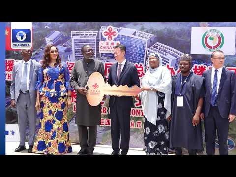 YouTube video thumbnail: China Hands Over New Ecowas Headquarters' Building