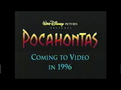 Pocahontas - 1996 Masterpiece Collection VHS Trailer
