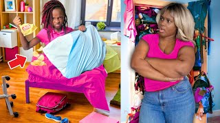 ADOPTED GIRL DESTROYS HER NEW ROOM, THIS IS SHOCKING!!