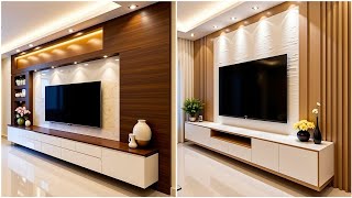 100 Modern Living Room TV Unit Design Ideas 2025 | TV Stand & Wall Decoration Ideas & Home Trends
