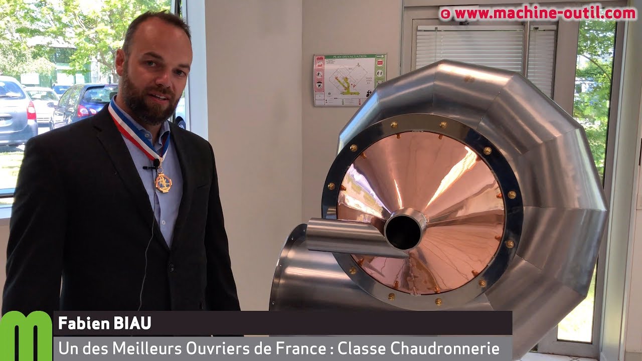 Fabien BIAU, Meilleur Ouvrier de France en Chaudronnerie nous présente son œuvre