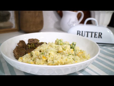 PAPA MAJADA 🥔 CON BROCCOLI 🥦 Y TROCITOS DE HAMBURGUESA #papamajada #papa #viralvideo #parati