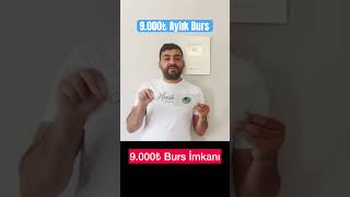 Burs Verilen Bölümler -9.000₺ Geri Ödemesiz Burs) İş Garantisi + Karşılıksız Burs #burs #yks #tercih