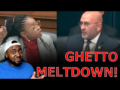 Ghetto Democrat LOSES HER MIND In Rant Against 'The White Man' Over GOP SHUTTING DOWN DEI Offices!