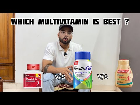 HealthOK Multivitamin Tablets | Detailed Review and Comparison with Revital and Maxrich😲