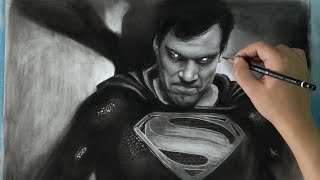 Speed Drawing Superman with Pencils - JNB Lover