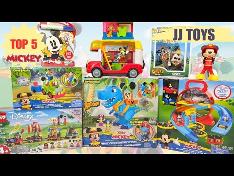 Top 5 Disney Mickey Mouse Toys Collection Unboxing Review ASMR