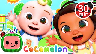 School PlayGround Colors | with Nina and JJ | Cocomelon Nursery Rhymes for Kids
