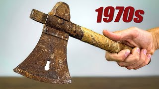 Antique Survival Axe Restoration - Mirror Finish