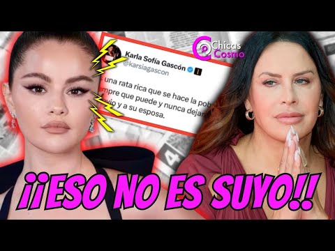 ASÍ REACCIONÓ SELENA GOMEZ DESPUÉS DE ENTERARSE QUE SU COMPAÑERA KARLA GASCÓN LA LLAMO RATA RICA