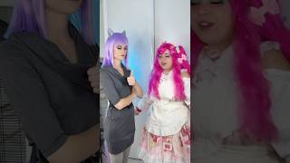 Pinkie Pie has so much energy that her sister Maud Pie 😂 #mlp #cosplay #pinkiepie #mylittlepony