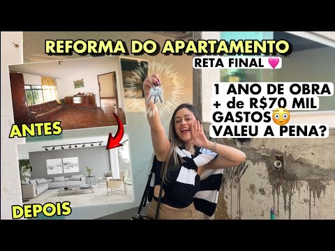 VOU MUDAR AGORA - REFORMA COMPLETA DO APARTAMENTO ANTIGO - VALEU A PENA? QUANTO GASTEI NA OBRA