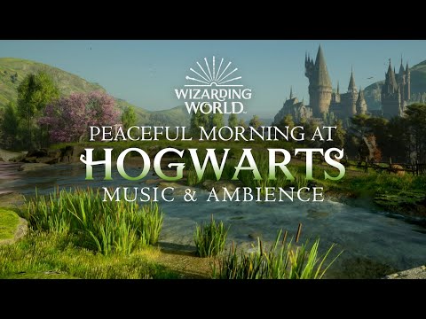 Harry Potter | 🌤️ Hogwarts Peaceful Music & Ambience on a Beautiful Morning with @cyber.worlds