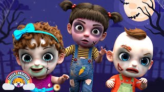 Spooky Little Zombies | Halloween Songs for Kids & Nursery Rhymes | Little Friends