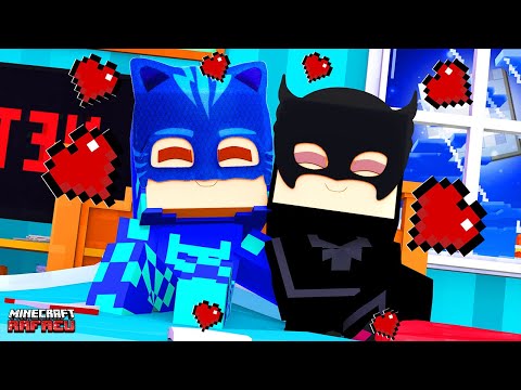MENINO GATO passou uma NOITE na CASA da CORUJITA REVERSA no Minecraft