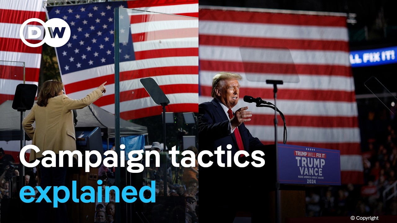 How are the US presidential candidates tailoring their messages for specific target groups?| DW News