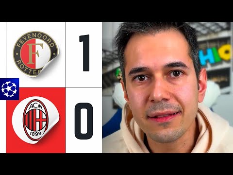 IO LO TROVO INSPIEGABILE 🔥 FEYENOORD-MILAN 1-0