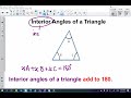 Exploring Types of Triangles and Their Angles
