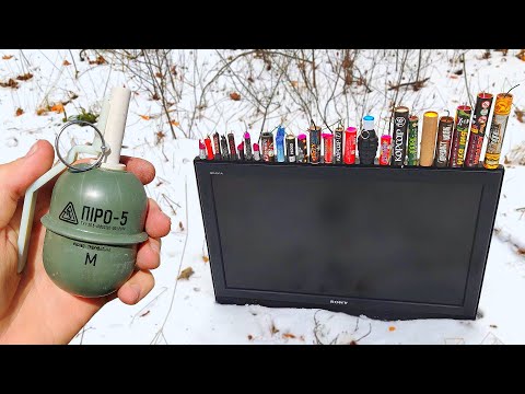 ✅🔥МОЩНАЯ ПЕТАРДА vs ТЕЛЕВИЗОР📺ТОП ПЕТАРД + СТАРЫЙ ТЕЛЕК💥ВЗОРВАЛ КОРСАР 16 в SONY💣BIG FIRECRACKER