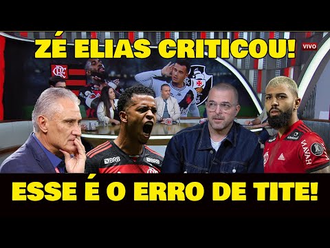 ZÉ ELIAS APONTA QUAL É O "ERRO DE TITE" COM GABIGOL! QUEM SAI PREJUDICADO É O FLAMENGO!