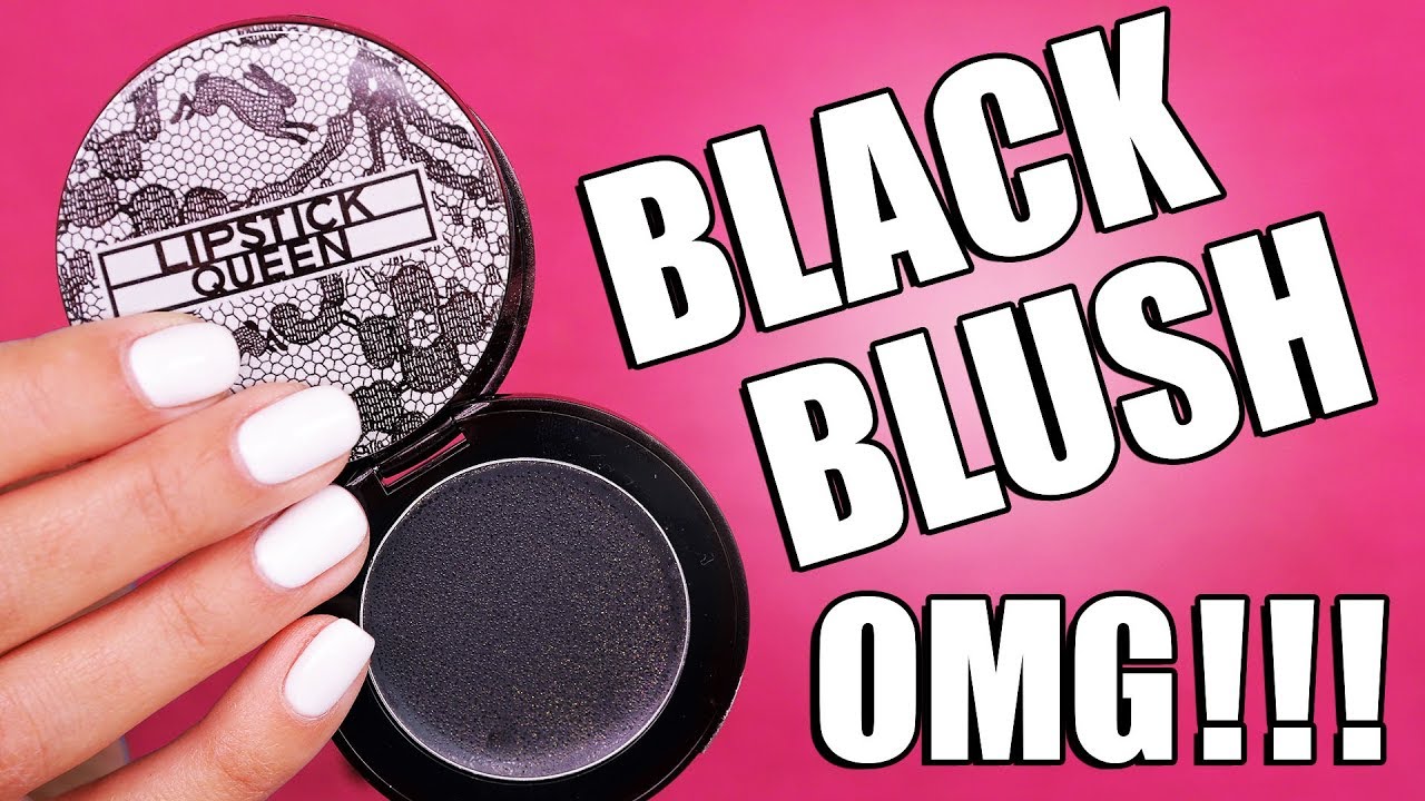 COLOR CHANGING BLACK BLUSH. OMG
