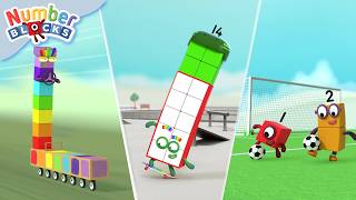 Sport-Spezial zum Schulanfang ⚽| Mathe für Kinder | @numberblocksdeutschOffizieller
